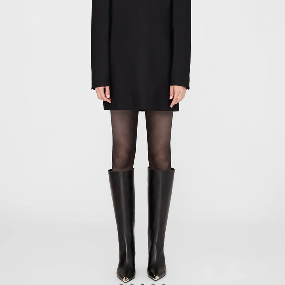Anine Bing Tall Nina Boots with Metal Toe Cap 41 - Picture 5 of 10